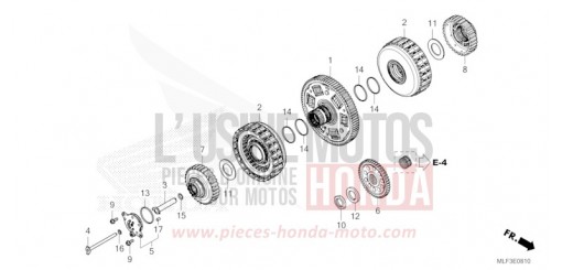 EMBRAYAGE (NT1100D) NT1100DP de 2023